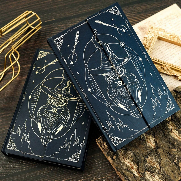 Κενό Gothic Vintage Τετράδιο The Magic Owl